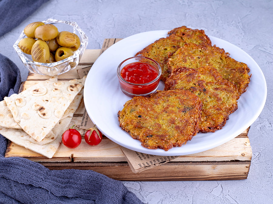 کوکو بادمجان و سیبزمینی