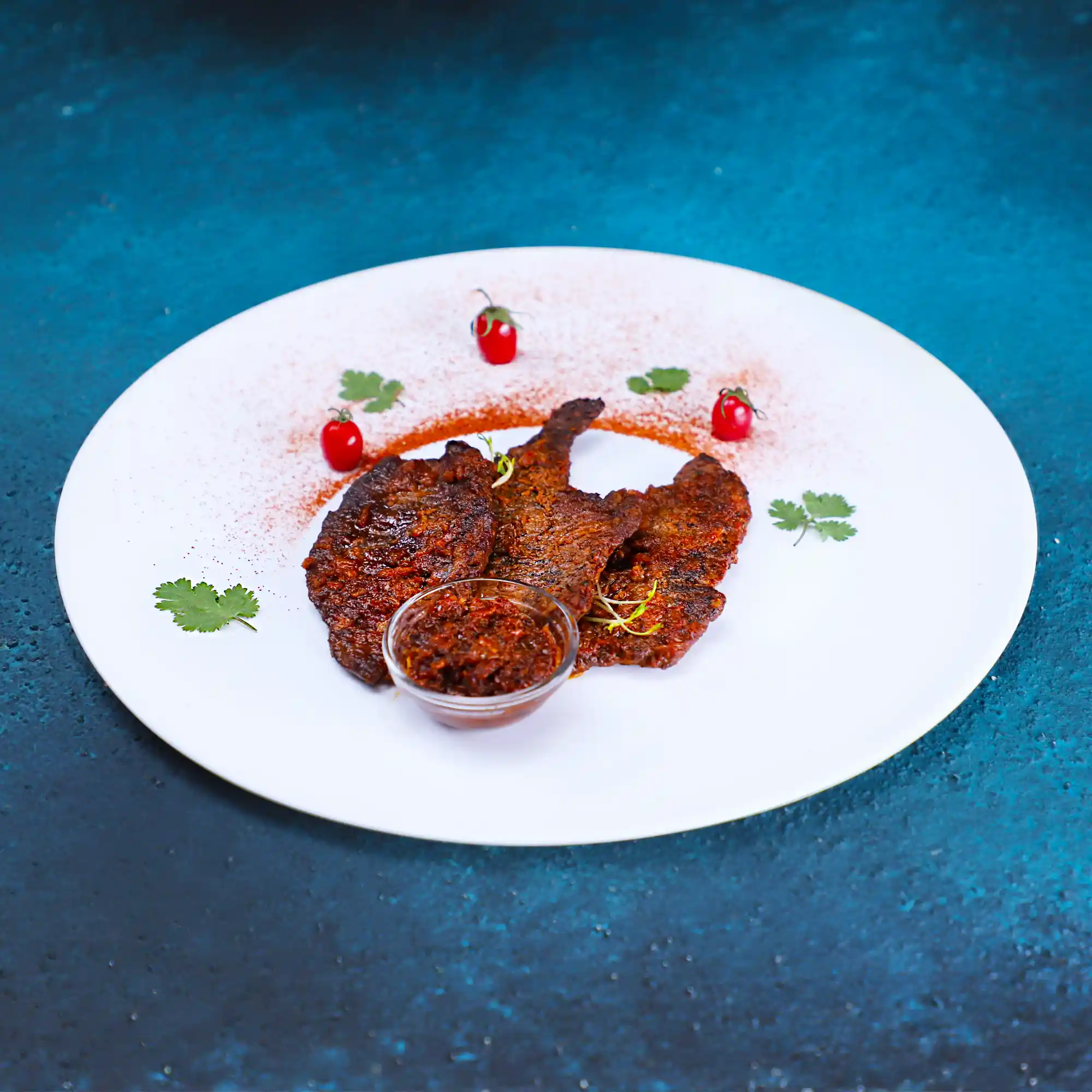 اسکالوپ گوشت و گوجهفرنگی